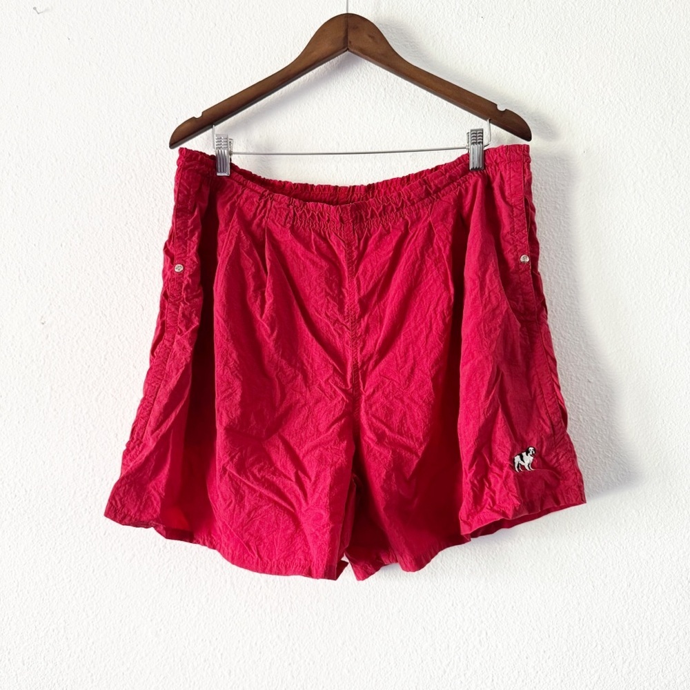 Big Dogs Vintage Nylon Swim Trunks Retro 90s Y2K Dadcore Beachwear Large